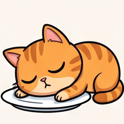 Cat Foodie Faces emoji