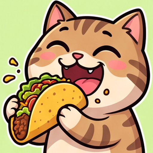 Cat Foodie Faces emoji