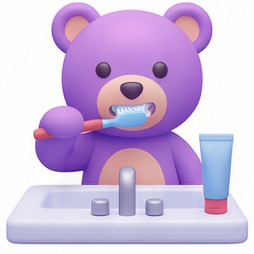 Purple Bear Daily emoji